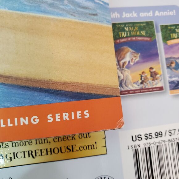 5 Magic Tree House Lot Paperback Books Mary Pope Osborne 5, 6, 7, 8, 28 - Picture 8 of 11